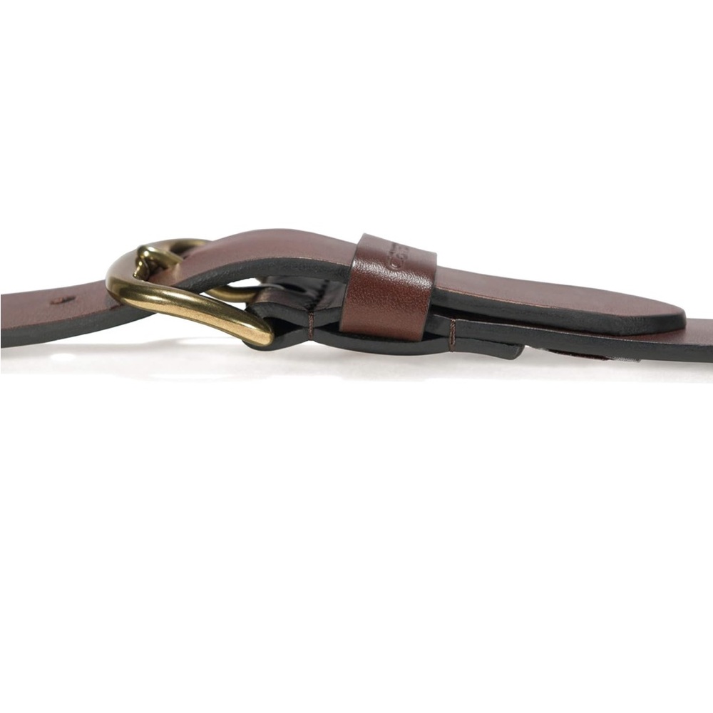 NWT Men’s Carhartt Casual Bridle Leather Belt/ Brown/ Small - Picture 4 of 9